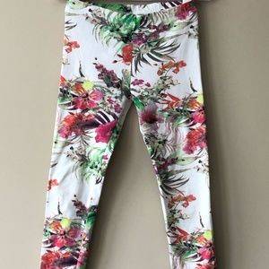 Floral Leggings for Girls Sz10